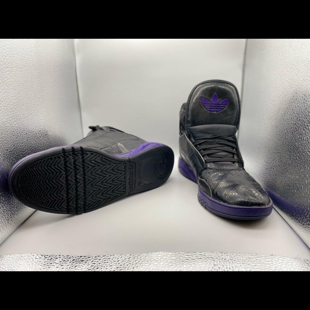 Adidas Black and Purple Color high top size 10.5 mens